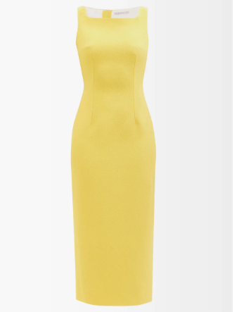 EMILIA WICKSTEAD | Cleo cutout-back crepe dress | £1,023