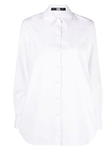 Karl Lagerfeld x Amber Valletta poplin long-sleeved shirt £185