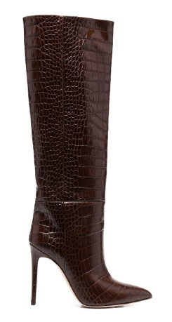 Paris Texas 110mm crocodile-embossed knee boots £537
