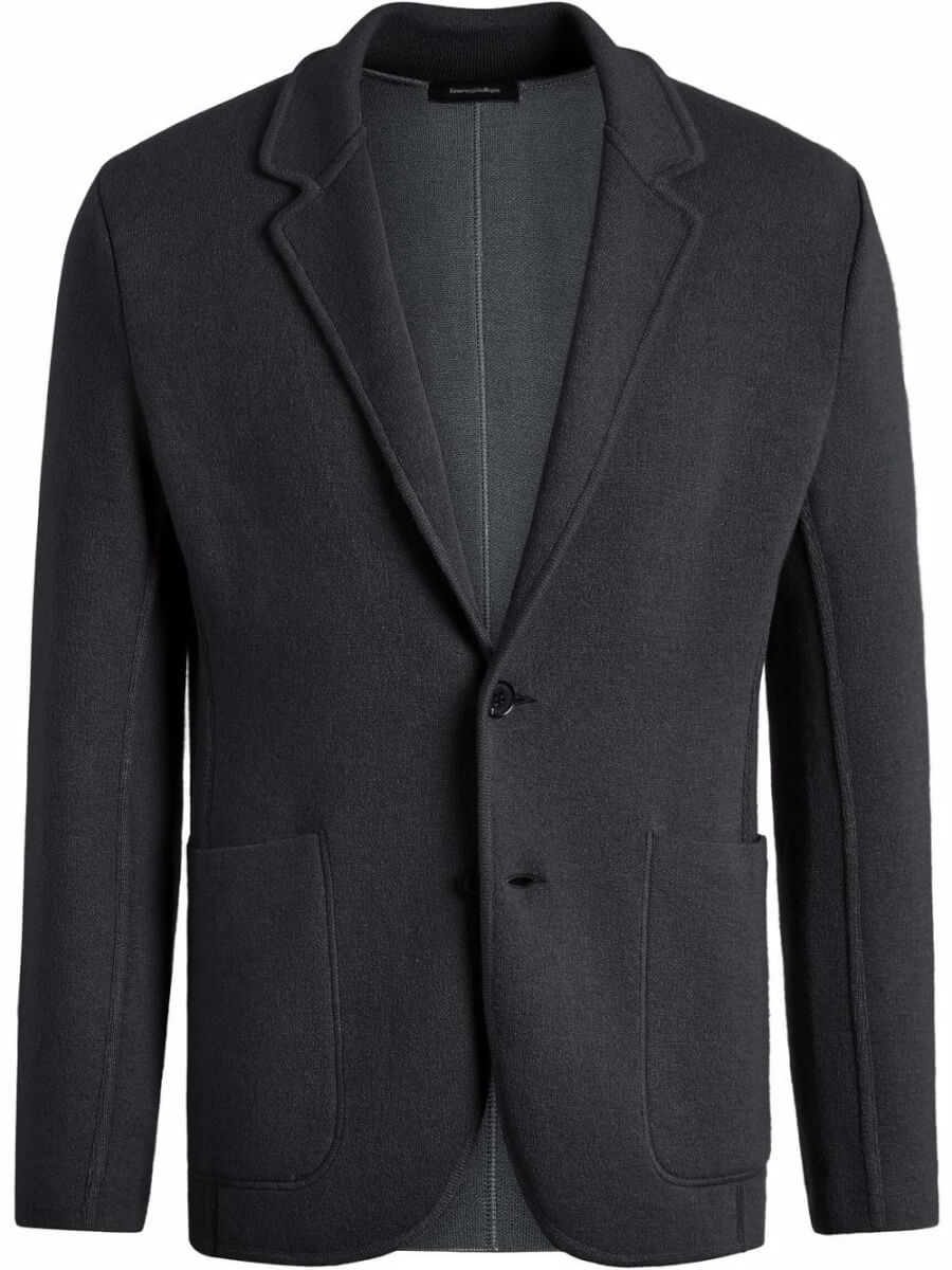 FATHERS DAY GIFT Zegna knitted single-breasted blazer £2,452