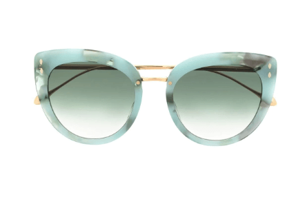 Isabel Marant Eyewear | gradient-effect round-frame sunglasses | £241