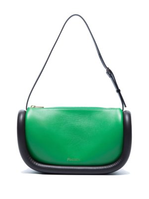 JW Anderson Bumper-15 leather shoulder bag - Green