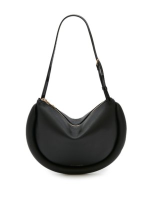 JW Anderson Bumper-Moon leather shoulder bag - Black