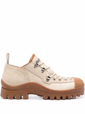 JW Anderson embroidered-logo lace-up shoes - Neutrals