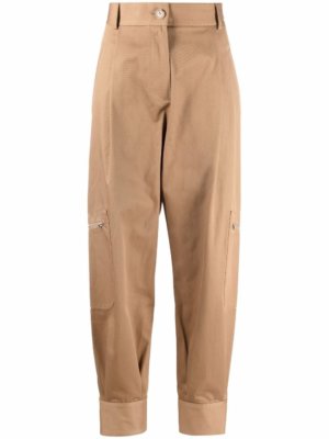 JW Anderson high-waist cargo trousers - Brown