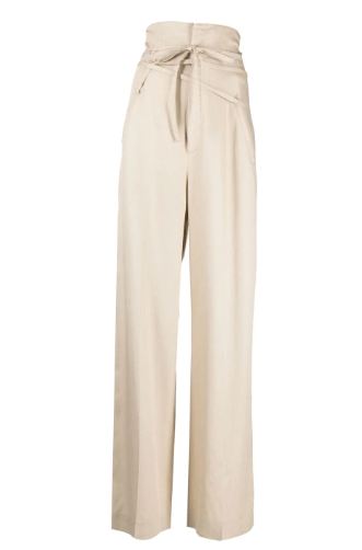 Jacquemus | tied-waist high-waisted trousers | £428