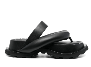 Jil Sander | platform leather sandals | £570