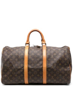 Louis Vuitton 1984 pre-owned Keepall 50 holdall bag - Brown