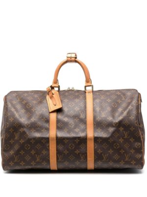 Louis Vuitton 1992 pre-owned monogram Keepall 50 travel bag - Brown