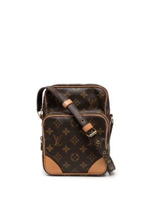 Louis Vuitton 2002 pre-owned monogram Amazon crossbody bag - Brown