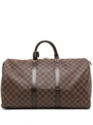 Louis Vuitton 2006 pre-owned Damier Ebène Keepall 50 travel bag - Brown