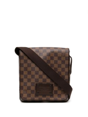 Louis Vuitton 2010 pre-owned Damier Ebène Brooklyn PM crossbody bag - Brown