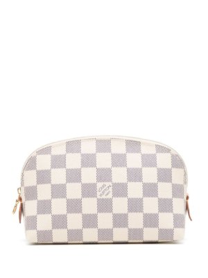 Louis Vuitton 2011 pre-owned Damier Azur cosmetic bag - White