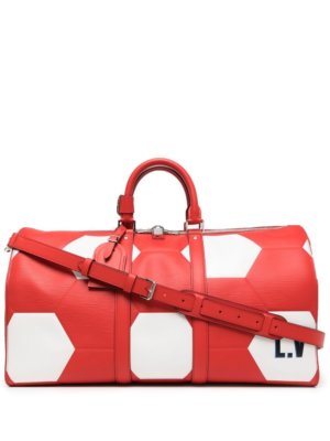 Louis Vuitton 2018 pre-owned Épi Fifa World Keepall Bandoulière 50 travel bag - Red