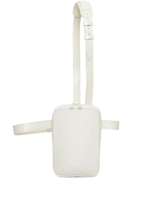 Louis Vuitton 2018 pre-owned monogram Taurillon Utility crossbody bag - White