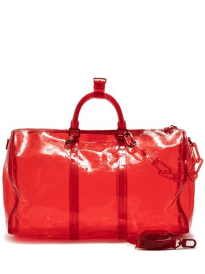 Louis Vuitton limited edition pre-owned Keepall 50 Bandoulière bag - Red