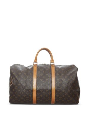 Louis Vuitton pre-owned monogram Keepall 50 travel bag - Brown