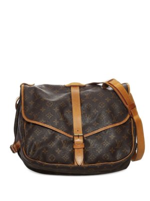 Louis Vuitton pre-owned monogram Saumur 35 shoulder bag - Brown