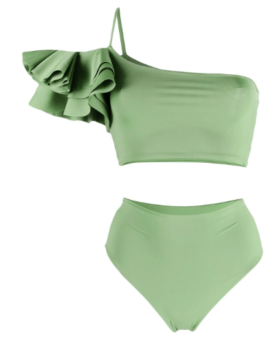 payday shopping Maygel Coronel | ruffle-detail bikini set | £436