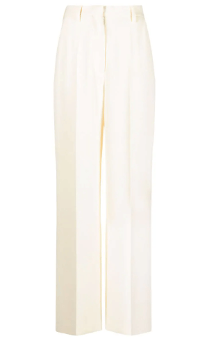 Nanushka | high-waisted straight-leg tailored trousers | £502