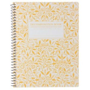 Pocket Yellow Fields Of Plenty Spiural Notebook