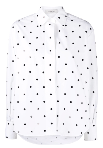 Valentino sequin polka dot embroidered shirt £1,890-30%£1,323