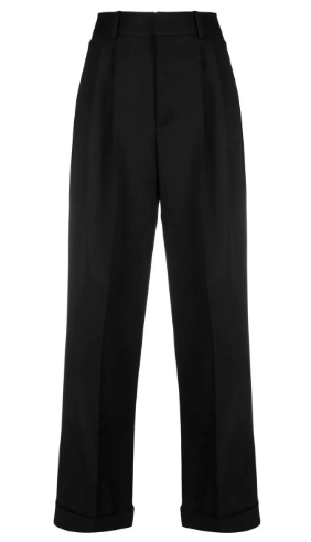 SADE Saint Laurent cropped tailored trousers £850