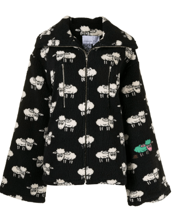 Natasha Zinko sheep-print fleece jacket | £392