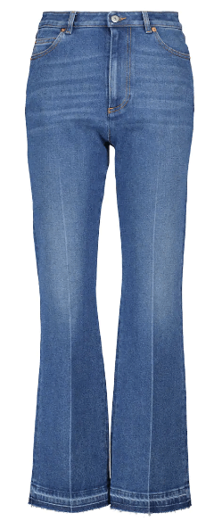 VALENTINO High-rise stretch-cotton jeans £ 650