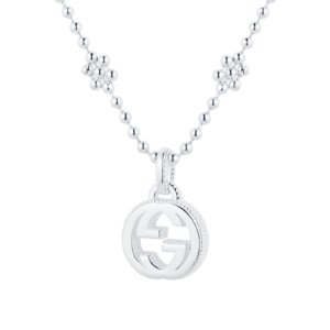 Interlocking G Necklace in Silver