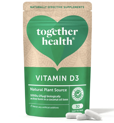 BEAUTY AND Together Health Vegan Vitamin D3 food supplement 30 caps £6.99