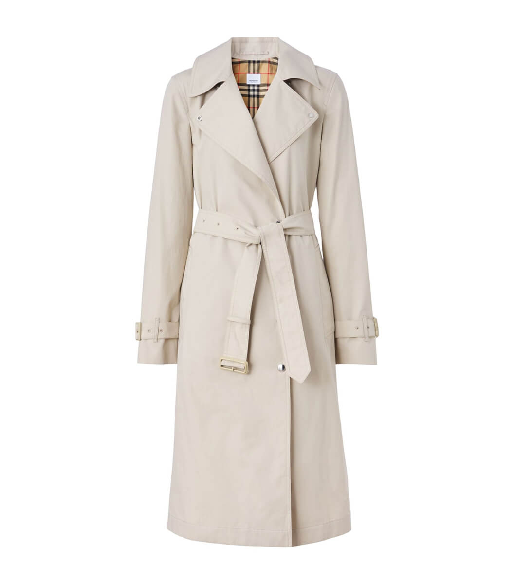 HARRODS BURBERRY Cotton Belted Trench Coat £1,790