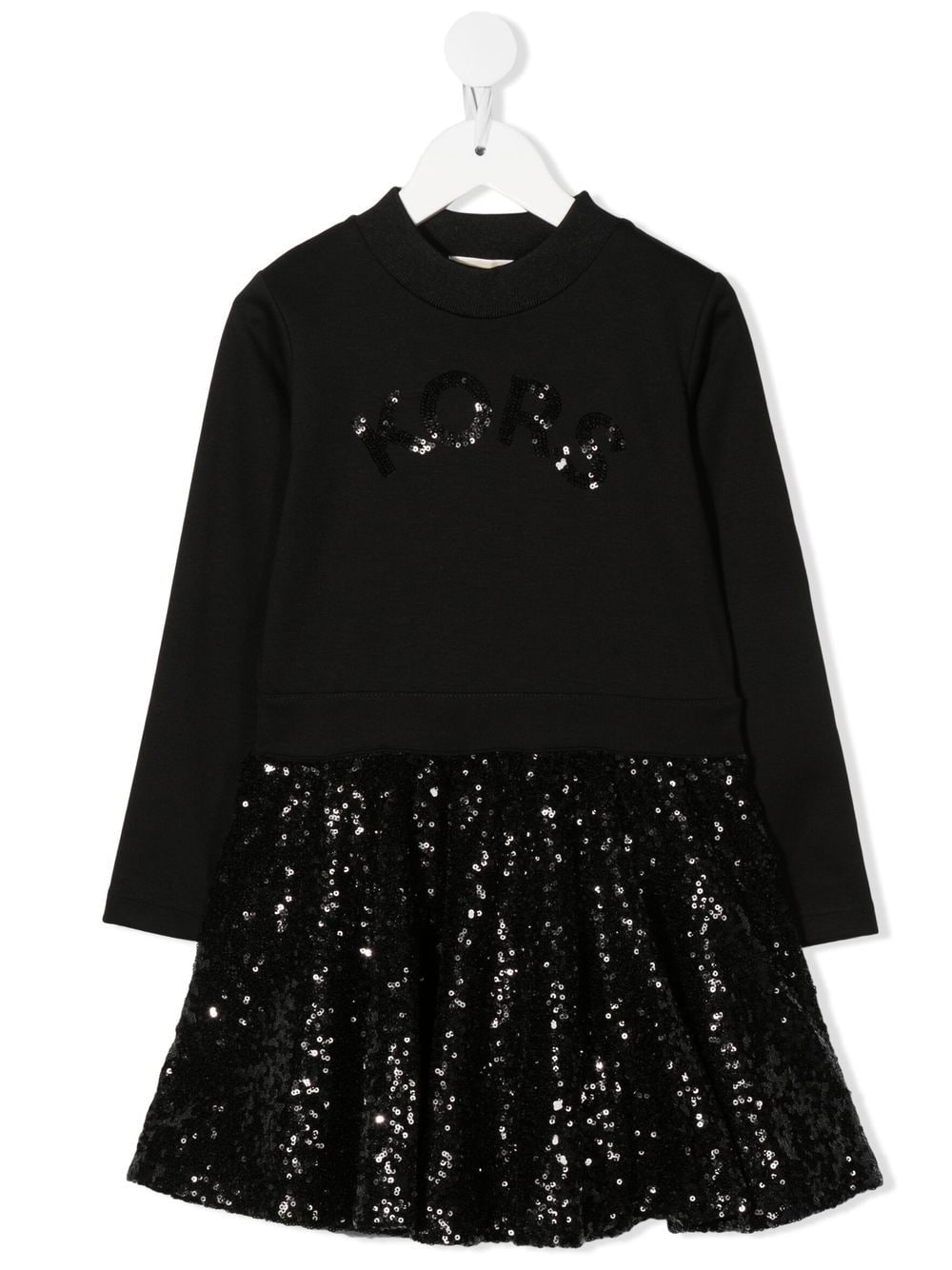 Michael Kors Kids sequin-embellished sweater dress - Black