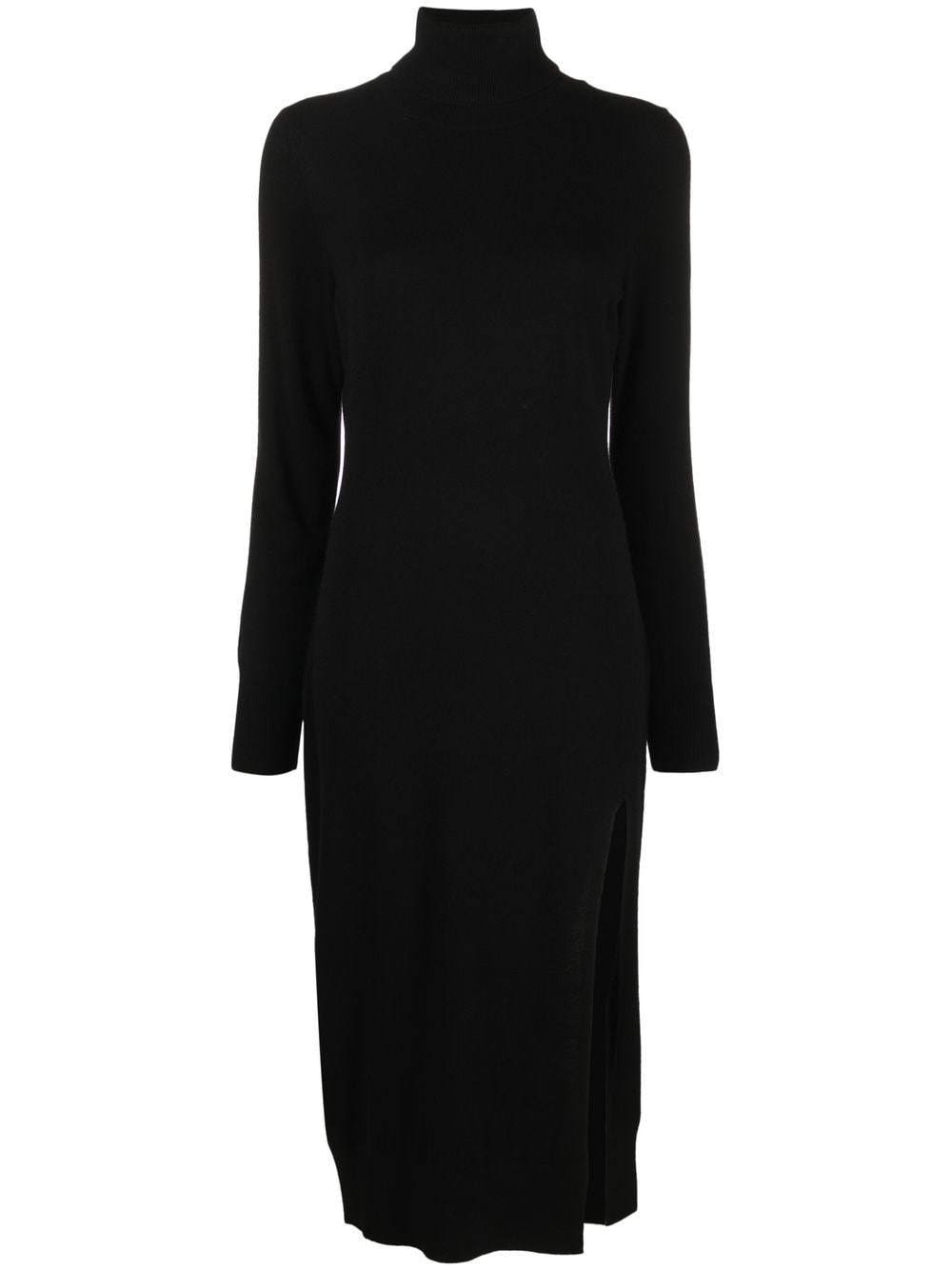 Michael Michael Kors roll-neck knitted dress - Black