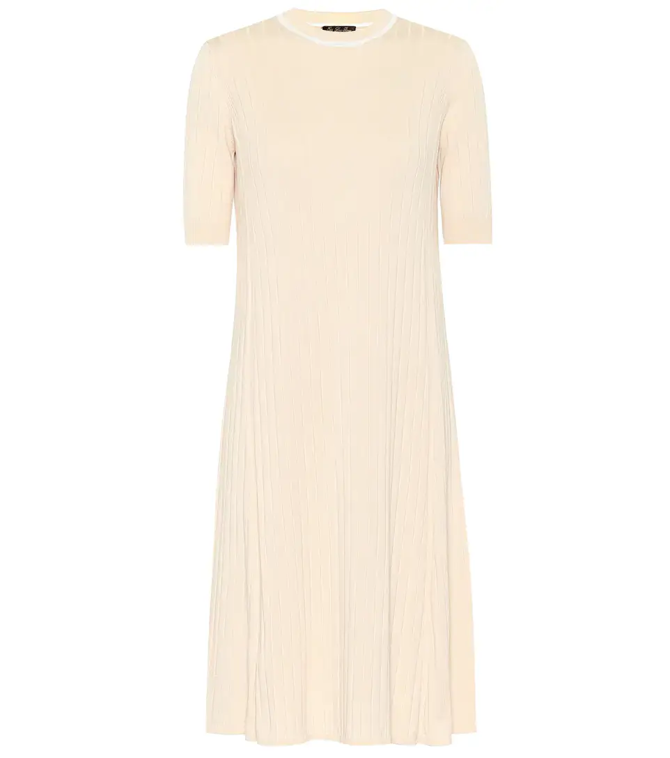 LORO PIANA Dakhla silk and cotton midi dress £ 1,350