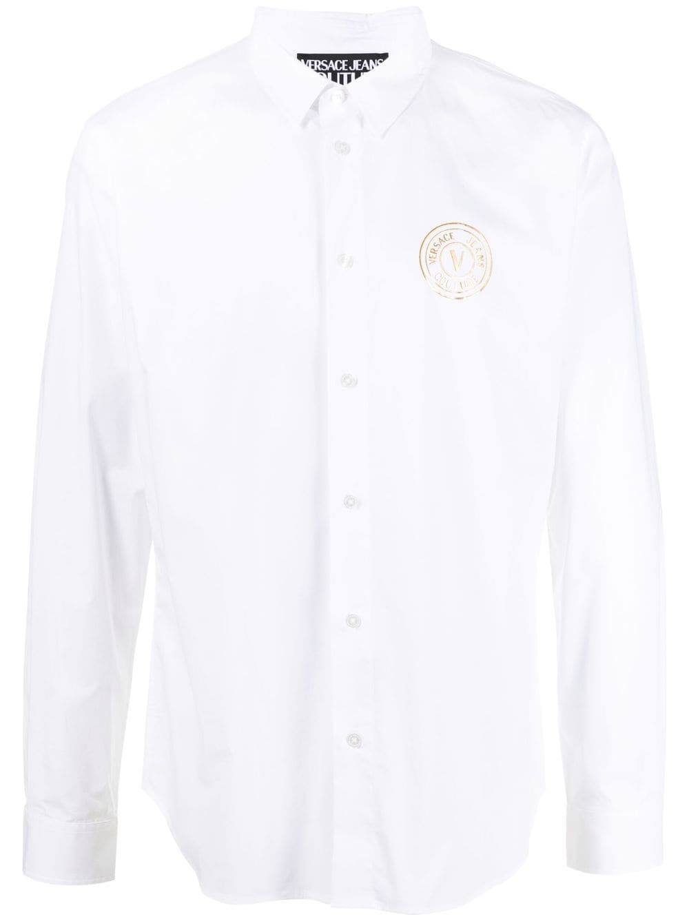 Versace Jeans Couture logo-print slim-fit shirt - White