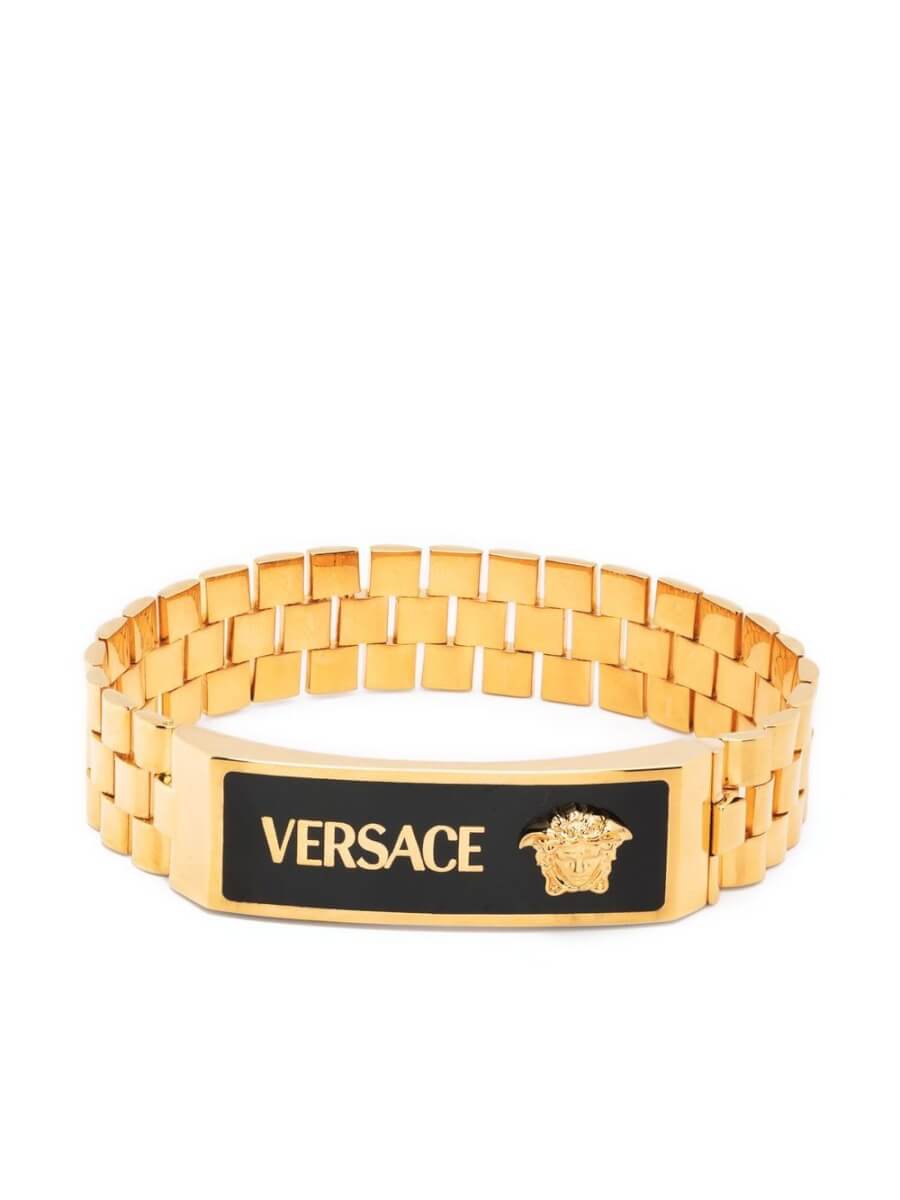 Versace Medusa Enamel Logo bracelet - Gold