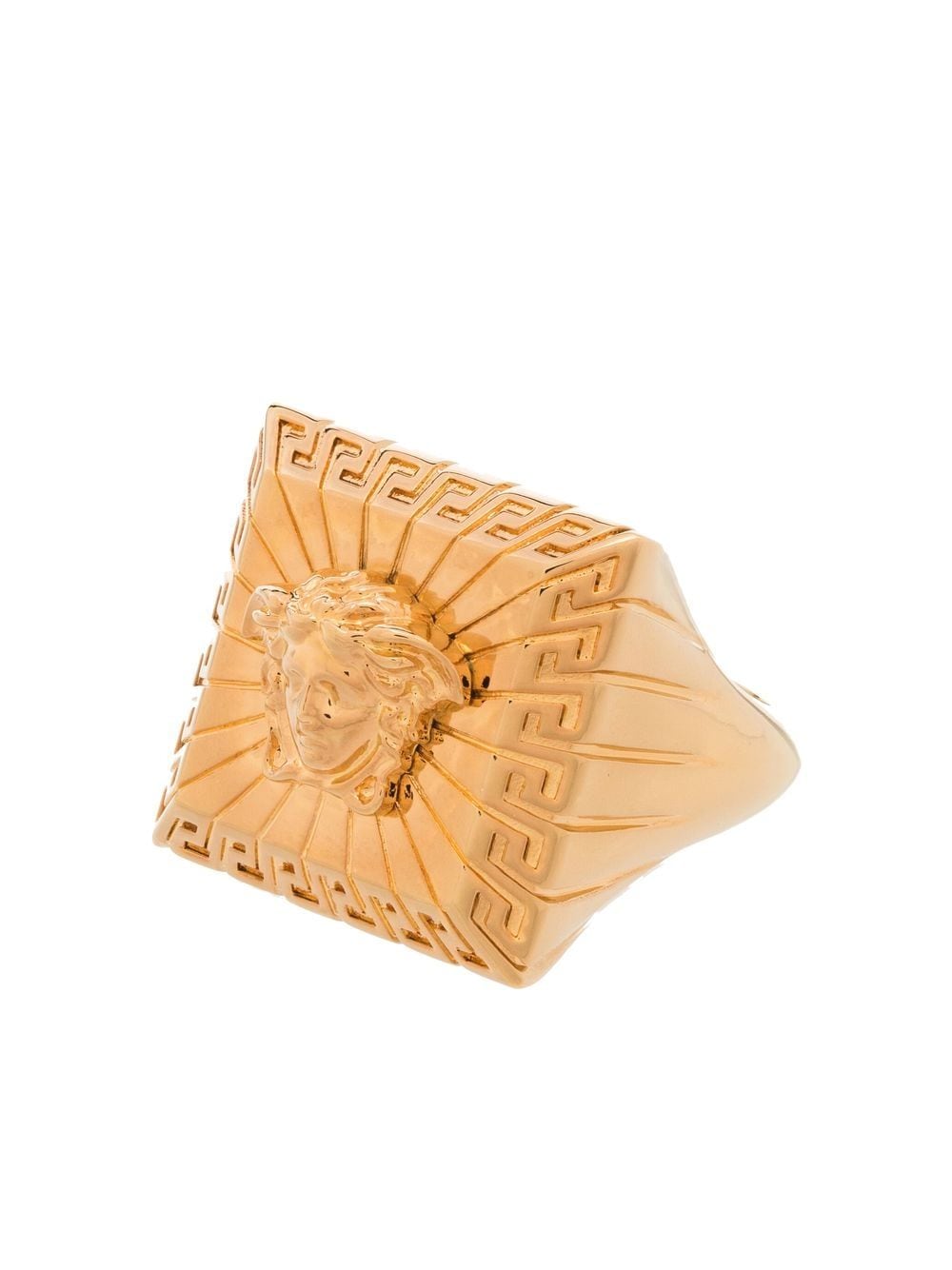 Versace Medusa Head square ring - Gold