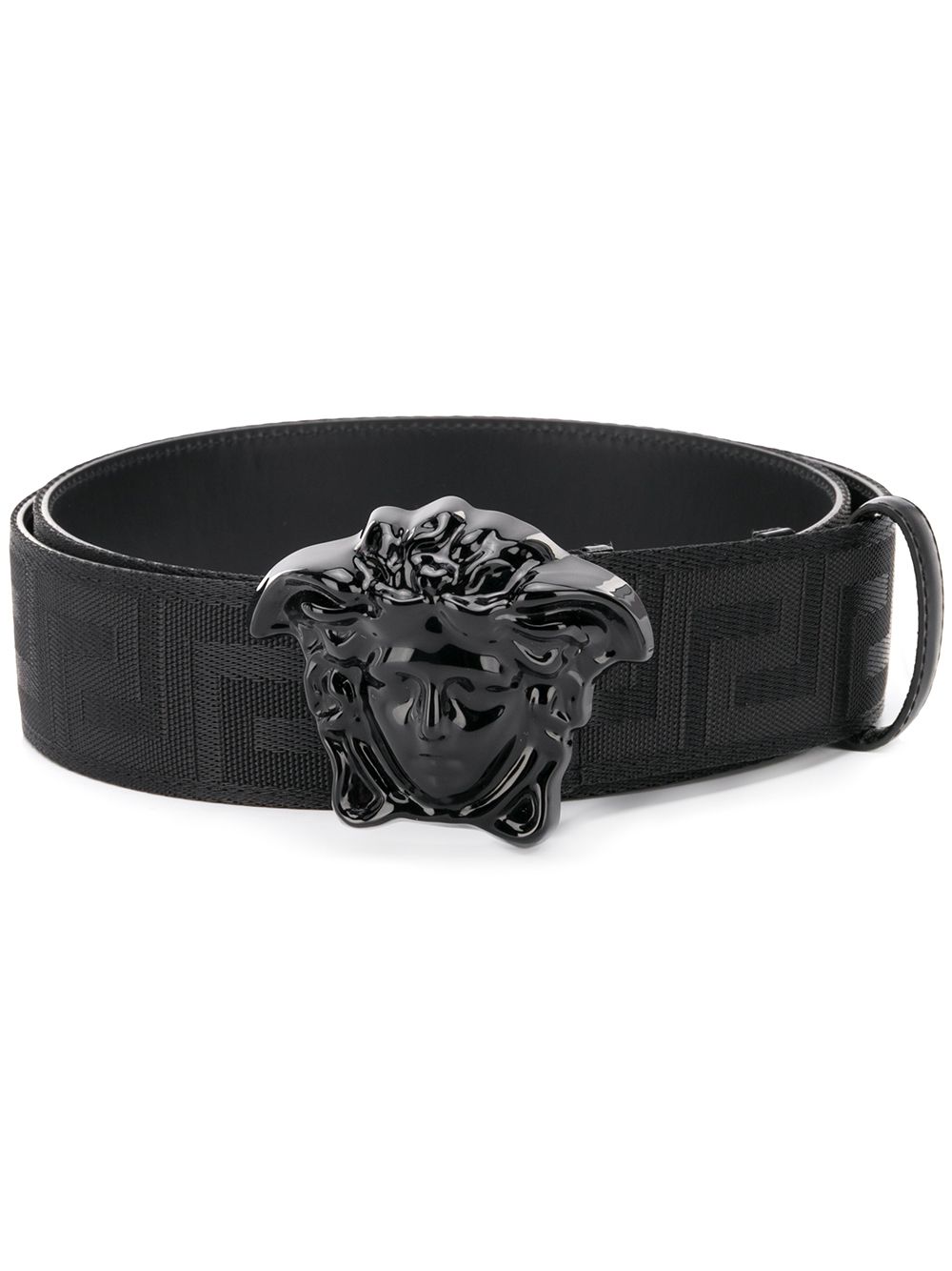Versace Medusa buckle belt - Black