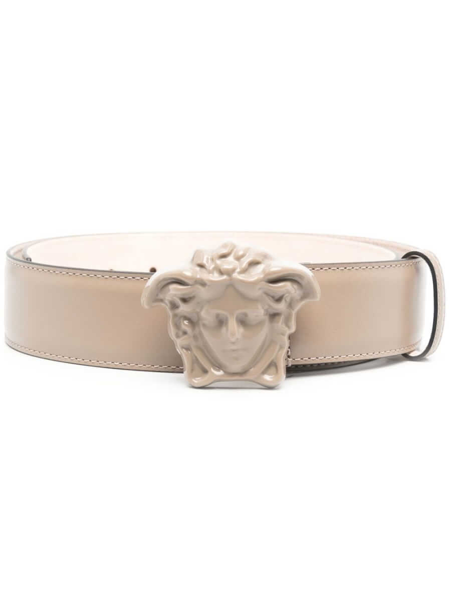 Versace Medusa leather belt - Neutrals