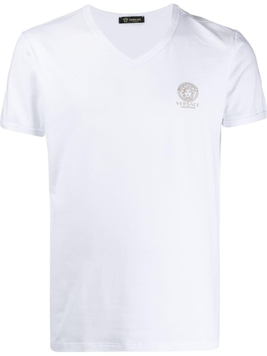Versace medusa logo t-shirt - White