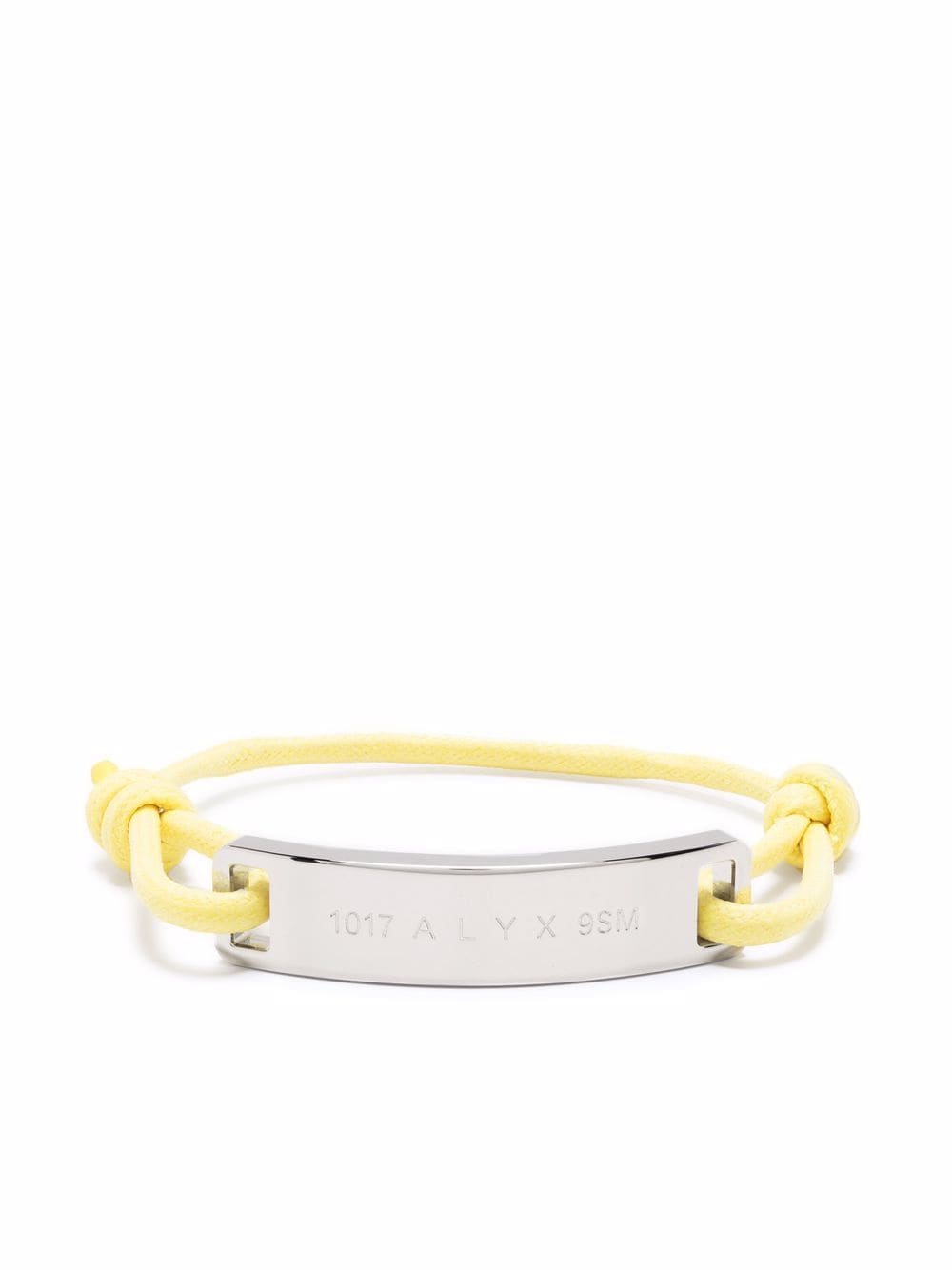 1017 ALYX 9SM logo plaque rope bracelet - Yellow
