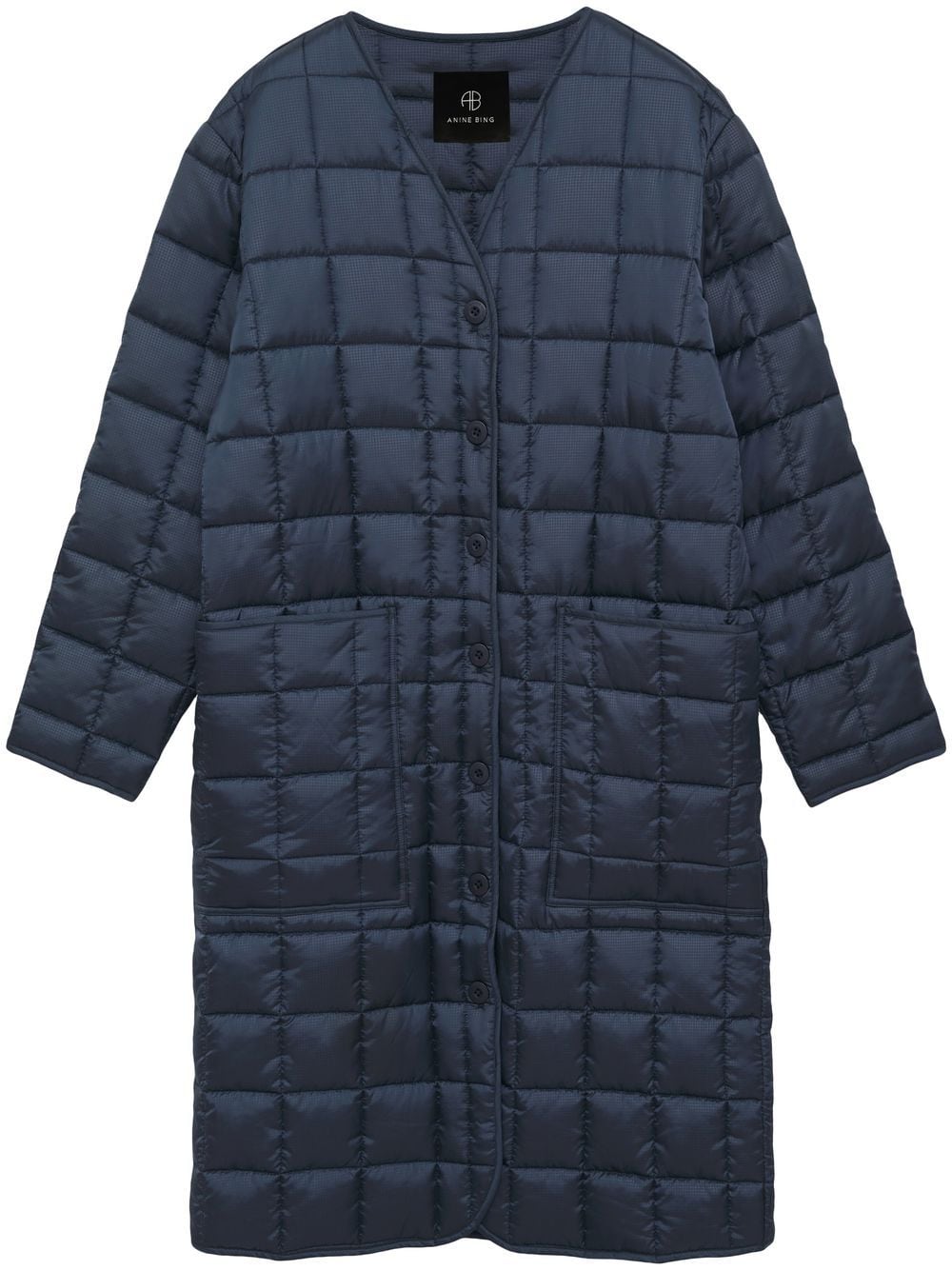 ANINE BING Andy quilted coat - Blue