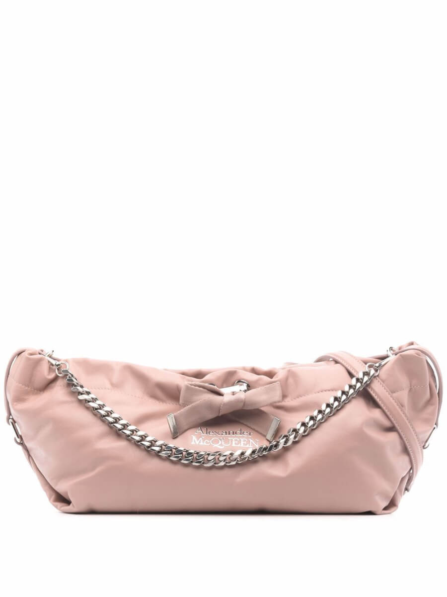 Alexander McQueen The Bundle drawstring shoulder bag - Pink