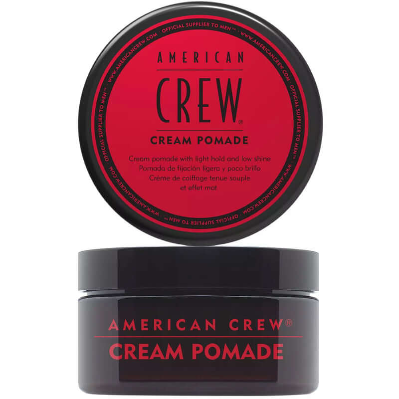 American Crew Cream Pomade | Lightweight Matte Styling with Fizz-Free Formula