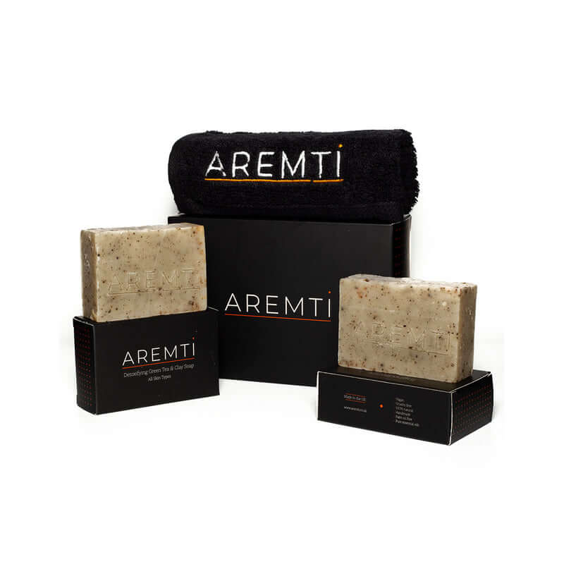 Aremti Detoxifying Green Tea & Clay Gift Pack