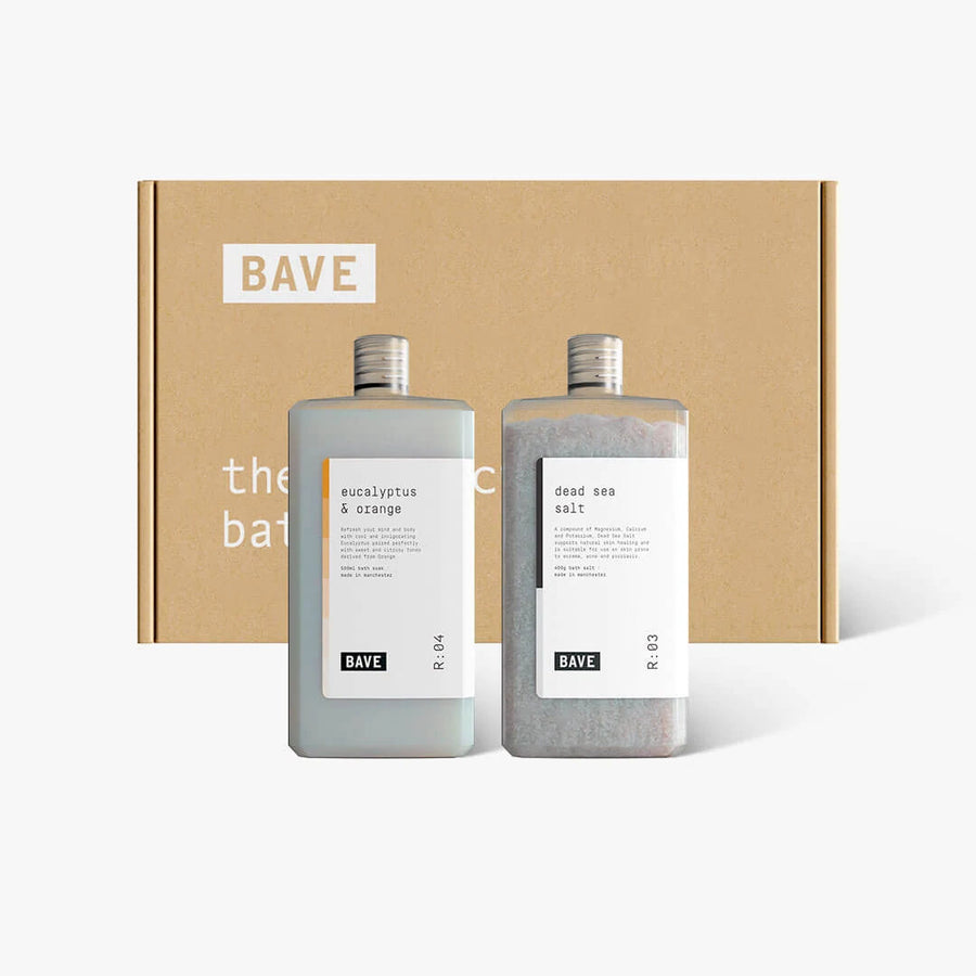 BAVE Recharge Bath Set - Eucalyptus & Orange