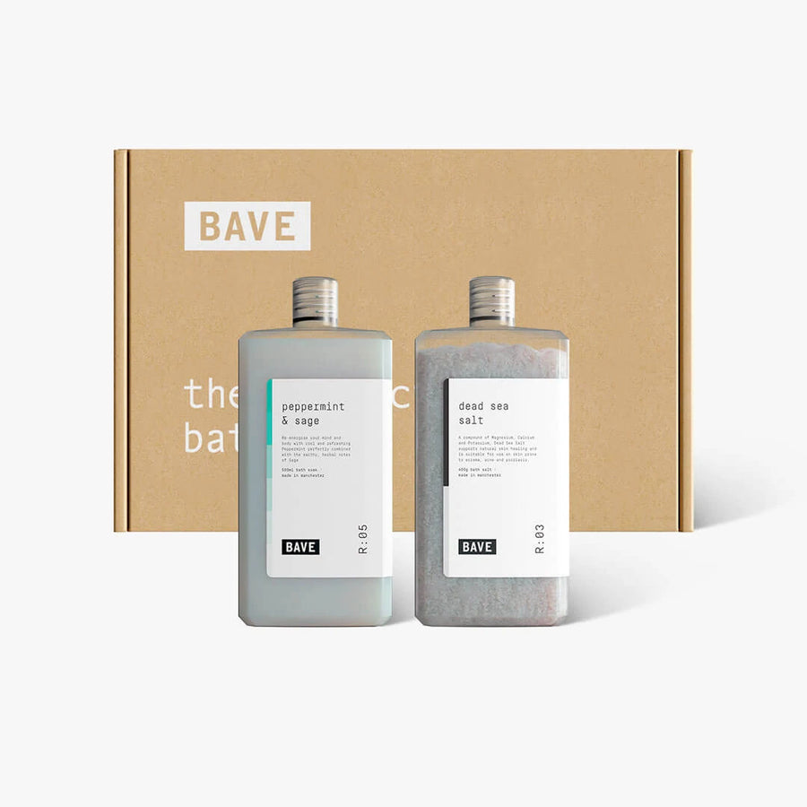 BAVE Recharge Bath Set - Peppermint & Sage