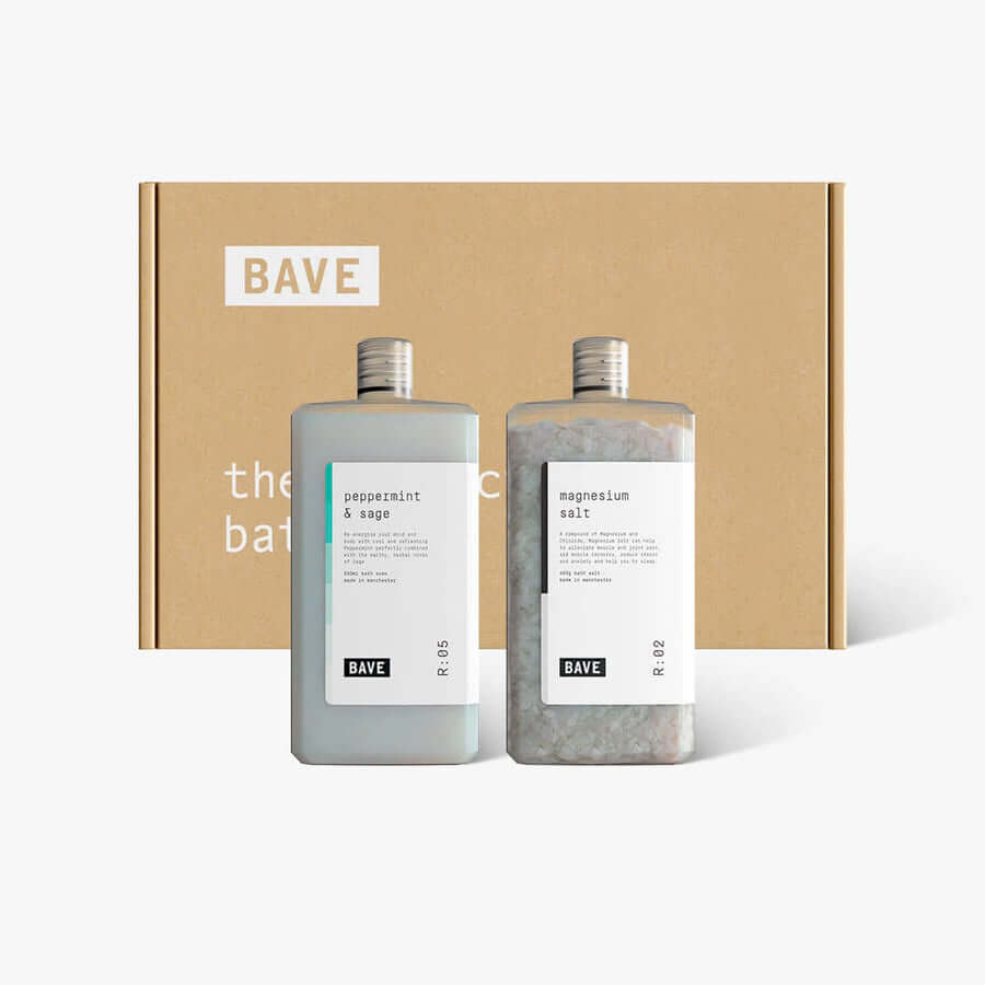 BAVE Recover Bath Set - Peppermint & Sage