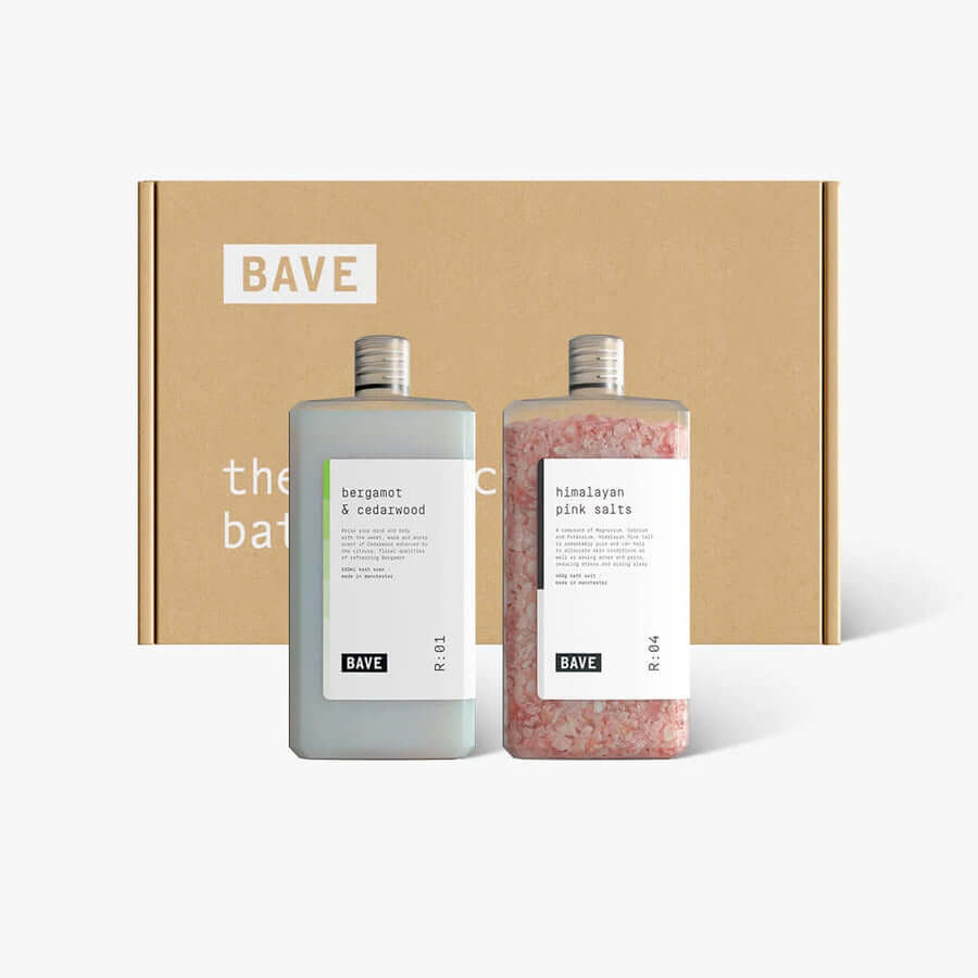 BAVE Refresh Bath Set - Bergamot & Cedarwood
